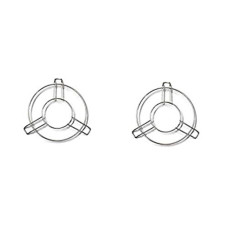 Deals, Discounts & Offers on  - Mansa Enterprises Stainless Steel Round Pot Tray Rack Stand ( Silver )