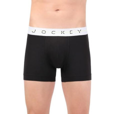 Deals, Discounts & Offers on Men - [Sizes S, M, L, XL] Jockey NY16 Men's Super Combed Cotton Elastane Stretch Solid Trunk with Ultrasoft Waistband (Colors & Prints May Vary)