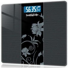 Deals, Discounts & Offers on  - Healthgenie Weight Machine For Body Weight Digital Weighing Scale Thick Tempered Glass LCD Display with 3 Year Warranty & Batteries HD-221 (93 Black)