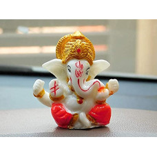 Deals, Discounts & Offers on  - Perpetual Ganesh Idol for Car Dashboard - Beatiful Ganapati Idol
