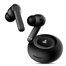 Deals, Discounts & Offers on  - boAt Airdopes Sonik in Ear TWS Earbuds with 60 hrs Playback, IWP Tech, Quad Mics with ENx, ASAP Charge, 11 mm Drivers, BT v5.3 & IPX4 Sweat and Splash Resistance(Thunder Black)