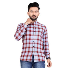 Deals, Discounts & Offers on Men - More & More Men's Checkered Slim fit Casual Shirt