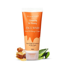 Deals, Discounts & Offers on Beauty Care - Glamveda Korean Ginseng & Honey Vitalizing Face Wash | For Dry & Dull skin | Glow booster - All Skin types | No Paraben, SLS | 100ml