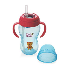 Deals, Discounts & Offers on Baby Care - BEEBABY No-Spill Flexi Straw Cup for 1 + Year Old, 100% BPA Free Baby Sipper Bottle with Detachable Handle, Silicone Flex Straw Sippy Cup