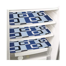 Deals, Discounts & Offers on  - PrettyKrafts Waterproof Refrigerator Drawer Mats/Fridge Mats/Multipurpose Mats Set of 3 (Blue)