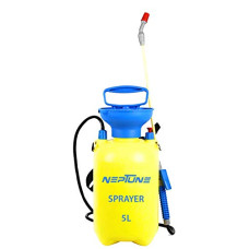 Deals, Discounts & Offers on Gardening Tools - Neptune 5 Liter Hand Operated Lawn and Garden Sprayer Pressure Sprayer with Pressure Relief Valve, Adjustable Shoulder Strap