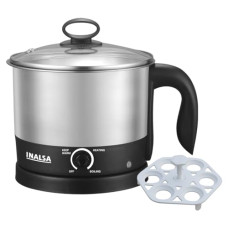 Deals, Discounts & Offers on  - INALSA Multipurpose Kettle 1.5 Litre|700 Watt|Cooking Kettle|3 Heating Modes| Rapid Boil Technology|See Through Lid| Over-Heat & Boil Dry Protection|Boil Water, Milk,(MultiCook Nu) Stainless Steel