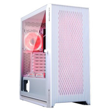 Deals, Discounts & Offers on  - ZEBRONICS Glass Raptor Mid-Tower Premium Gaming Cabinet Eatx/ATX/Matx, 3X 120Mm Front + 2X 120Mm Bottom Fan + 1X 120Mm Rear Fan, Argb Inner Glow, RGB Led Control, (White)