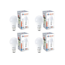 Deals, Discounts & Offers on  - Bajaj Ivora HB LED Lamp 9W CDL Cool Daylight B22 LED Bulb (Pack of 4)