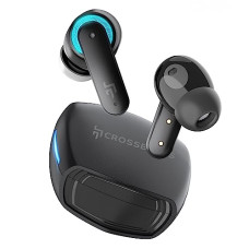 Deals, Discounts & Offers on  - CrossBeats Fury Latest True Wireless Gaming Earbuds, 30ms Ultra Low Latency Noise Cancelling Bluetooth Earbuds with 6 Microphones, AAC, Dual Modes RGB Light, 80hr Playtime, Fast Charge (Black)