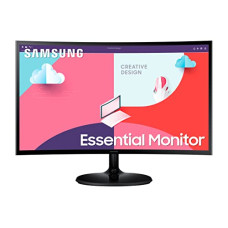 Deals, Discounts & Offers on  - [Use OneCard Credit Card EMI] Samsung 27-Inch(68.5Cm) FHD, 1800R Curved 1,920 X 1,080 LCD Monitor, 75Hz, VA Panel, Slim Design, AMD Freesync, Flicker Free, HDMI, Audio Port (LS27C360EAWXXL, Black)