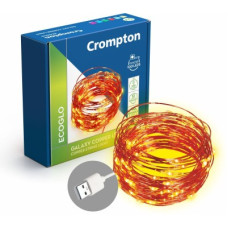 Deals, Discounts & Offers on  - Crompton 100 LEDs 10 m Yellow Steady String Rice Lights(Pack of 1)