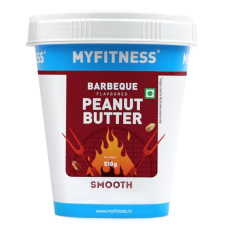 Deals, Discounts & Offers on  - MYFITNESS Barbeque High Protein Spread & Dip | Smoky Smooth Peanut Butter 510g | 27g Protein | Healthy Nut Butter With a Savoury Twist | Vegan | Gluten & Cholesterol Free | Tasty Snacking Partner
