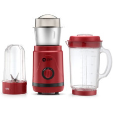 Deals, Discounts & Offers on Personal Care Appliances - Orient Electric Geenie MGGN40RB3 400 Juicer Mixer Grinder (3 Jars, Red)