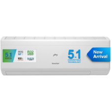 Deals, Discounts & Offers on Air Conditioners - [Use SBI CC] Godrej 5-In-1 Convertible 2024 Model 1.5 Ton 5 Star Split Inverter With Heavy Duty Cooling at Extreme Temperature AC - White(EI 18IINV5R32 WYS, Copper Condenser)
