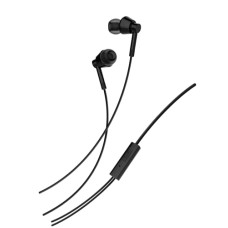 Deals, Discounts & Offers on Headphones - Nokia Wired Buds (Wb-101) With Powerful Bass Performance, Wired In Ear Earphones With Mic For Clear Voice Calls Virtual Assistant Control Enabled Angled Acoustic Tubes For Comfortable Secure Fit,Black