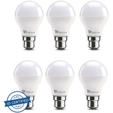 Deals, Discounts & Offers on  - Syska 9 W Standard B22 LED Bulb(White, Pack of 6)