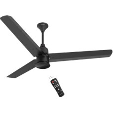 Deals, Discounts & Offers on Home Appliances - Polycab Silencio Mini BLDC 48C Ceiling Fan with Remote 1200 mm 3 Blade Ceiling Fan(MATT BLACK, Pack of 1)