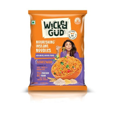 Deals, Discounts & Offers on  - WickedGud Nourishing Schezwan Instant Noodles (69 gm x 4) | Healthy Noodles | No Maida | No Oil | No MSG | High Protein | High Fibre | Cholesterol Free