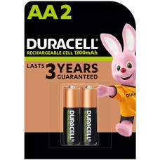 Deals, Discounts & Offers on  - Duracell Rechargeable AA 1300mAh Batteries, Pack of 2