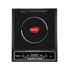 Deals, Discounts & Offers on  - Pigeon by Stovekraft Cruise 1800 watt Induction Cooktop With Crystal Glass,7 Segments LED Display, Auto Switch Off - Black