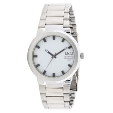Deals, Discounts & Offers on Men - Q&Q Analog White Dial Men's Watch-Q544N201Y
