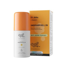 Deals, Discounts & Offers on Beauty Care - Chemist at Play UnderArm Roll-On with 5% AHA, Lactic Acid & 1% Mandelic Acid | Prevents Body Odour, Brightens Skin & Exfoliates Underarm | For Sensitive Skin |White Jasmine Fragrance|Alcohol Free-40ml