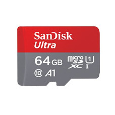 Deals, Discounts & Offers on  - SanDisk Ultra 64GB microSDXC UHS-I, 140MB/s R, Memory Card, 10 Y Warranty,