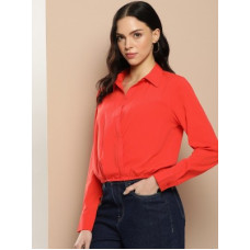 Deals, Discounts & Offers on Laptops - [Size XL] encore by INVICTUSCasual Regular Sleeves Solid Women Orange Top