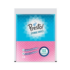 Deals, Discounts & Offers on Home Improvement - Amazon Brand Presto! Multi-Purpose Sponge Wipes Assorted Pack of 5
