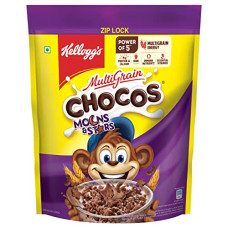 Deals, Discounts & Offers on  - Kellogg's Multigrain Chocos Moons & Stars 1.2kg | High in Calcium & Protein,Essential Vitamins,Iron & Immuno Nutrients , Source of Fibre | Breakfast Cereal for Kids