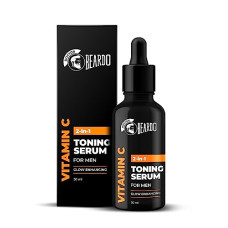 Deals, Discounts & Offers on Beauty Care - Beardo 2-in-1 Vitamin C Serum + Toner For Men, 30ml | Face Serum For Men | Vit C Serum with Hyaluronic Acid & Aloe Vera | Instant Glow, Spots Reduction