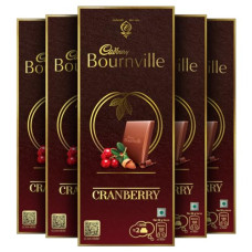 Deals, Discounts & Offers on  - Cadbury Bournville Cranberry Dark Chocolate Bar, 80 g (Pack of 5)