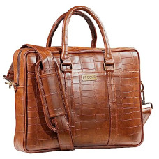 Deals, Discounts & Offers on Laptop Accessories - Probus 13-Inch/ 14 Inch/ 15.6 Inch Vegan Leather Laptop Messenger Bag Sleeve Case Cover