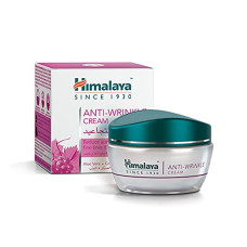Deals, Discounts & Offers on  - Himalaya Anti-Wrinkle Cream For Men/Women With Aloevera & Grapes | Reduce Wrinkles, Fine Lines & Age Spots | Clinically Tested Aha-Rich Formula | No Alcohol-No Parabens | For Normal To Dry Skin| 50G