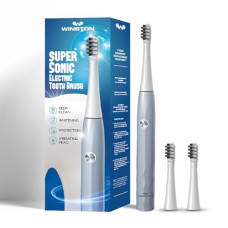 Deals, Discounts & Offers on  - Winston Rechargeable Super Sonic Electric Toothbrush High-frequency Vibration 3-Cleaning Modes with upto 30 Day -IPX7 Waterproof - Blue