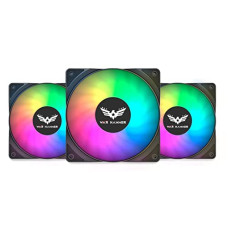 Deals, Discounts & Offers on  - WAR HAMMER Kratos 120 mm Auto RGB Kit Value Series 1500 RPM Case Fan/Cooler with PWM Connector (3)
