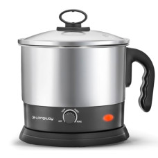 Deals, Discounts & Offers on  - Longway Handy 600 W Multi Cooker Electric Kettle (1.5 L, Black & Silver)
