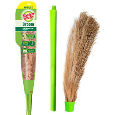 Deals, Discounts & Offers on Home Improvement - Scotch-Brite No-Dust Broom, Long handle, Easy floor cleaning (Multi-use)