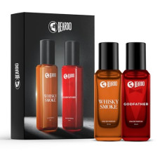 Deals, Discounts & Offers on Beauty Care - Beardo Whisky Smoke & Godfather Perfume Combo (20 ml x 2) | Spicy, Woody - Oudh Notes of Whisky Smoke & Aromatic, Spicy Notes of Godfather | Lasting Mens Perfume | Ideal gift