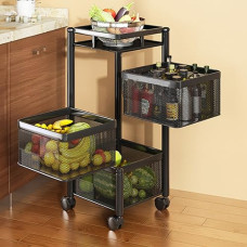 Deals, Discounts & Offers on  - TEX-RO Kitchen Trolley with Wheels, Kitchen Organizer Items and Storage Solutions