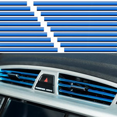 Deals, Discounts & Offers on  - 20 Pack Car Vent Trim Strips Chrome Car Interior Moulding Trim Air Conditioner Vent Outlet Trim PVC Car Interior Trim Vent Outlet Decoration