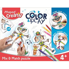Deals, Discounts & Offers on  - Maped Creativ Mix & Match Puzzle Kit|DIY