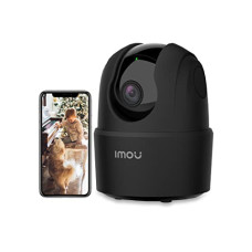 Deals, Discounts & Offers on  - Imou 360 Degree WiFi Security Camera Black, 1080P Full HD, Domo Camera, Night Vision, Privacy Mode, Camera, Alexa Google Assistant, Motion Detection & Human Detection, 2-Way Audio