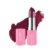 Deals, Discounts & Offers on Beauty Care - Biotique Natural Makeup Starkissed Moist Matte Lipstick, Peony Pink