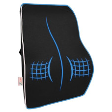 Deals, Discounts & Offers on  - Grin Health Memory Foam Lumbar Support Pillow for Chair and Car, Full Backrest Cushion