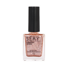 Deals, Discounts & Offers on Beauty Care - Sery Color Flirt Nail Paint Glitter, High Glossy Shine, Chip-Resistant, 6 Days Long Lasting, Enriched With Avocado Oil And Vitamin E, Party Rose Gold, Shimmery Finish, Copper Glitter, 10Ml