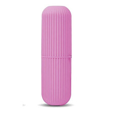 Deals, Discounts & Offers on  - XML Capsule Shape Travel Toothbrush Toothpaste Case Cove Holder Portable Toothbrush Storage Plastic Toothbrush Holder (XML-Pink-Capsule)