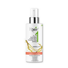 Deals, Discounts & Offers on  - Ktein All in 1 Natural Hair Heat Protection Spray with Fermented Argan Oil, Vitamin E, Pro Vitamin B3 and Plant Based Keratin, 100ml