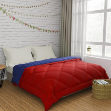 Deals, Discounts & Offers on  - LA VERNE Comforter Double Bed | 220 GSM | Blanket Double Bed, AC Comforter Double Bed, Quilt, AC Blanket, Dohar Double Bed, Reversible Microfibre Polyester (Maroon)